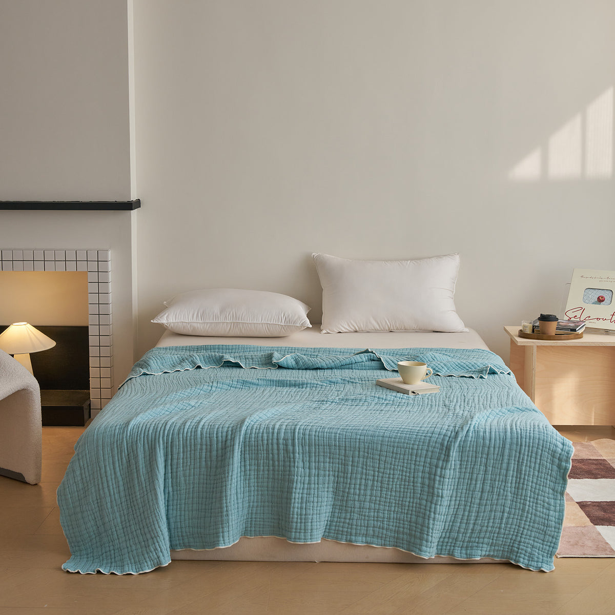 Couverture Douce Premium en Mousseline