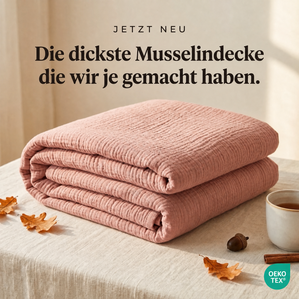 Die neue Winter Musselindecke
