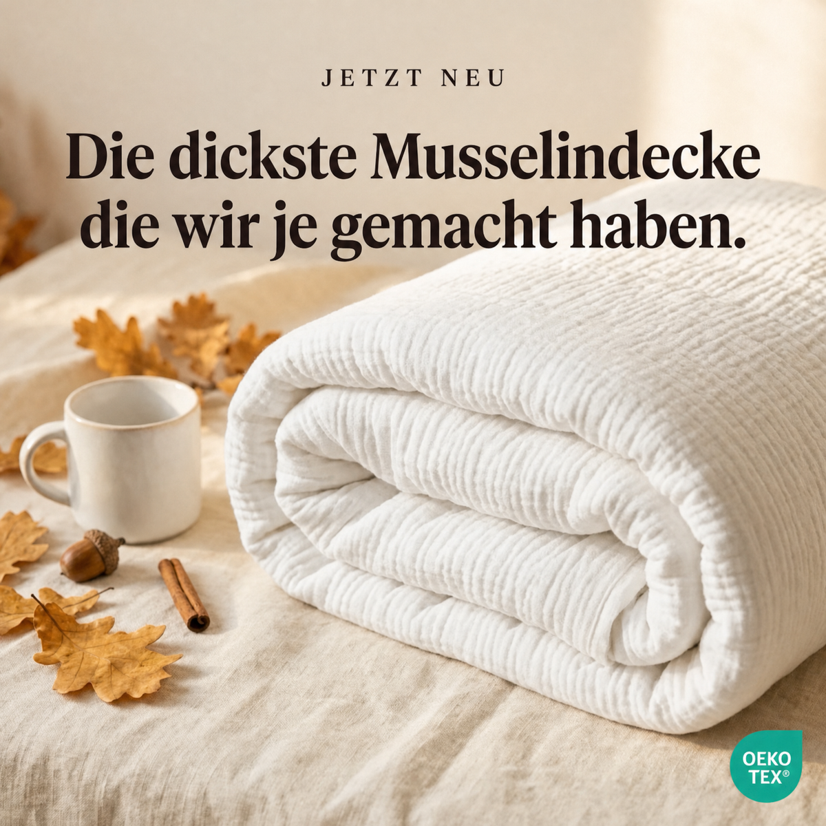 Die neue Winter Musselindecke
