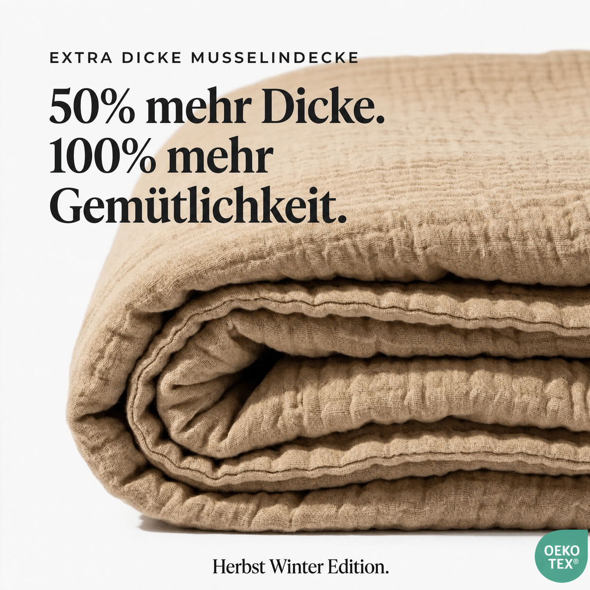 Die neue Winter Musselindecke