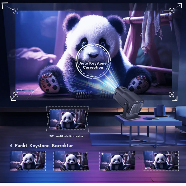 Neuste Version: Premium Heimkino-Projektor 4K
