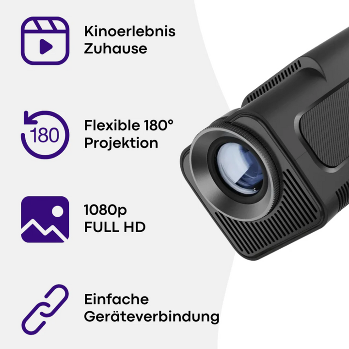 Neuste Version: Premium Heimkino-Projektor 4K