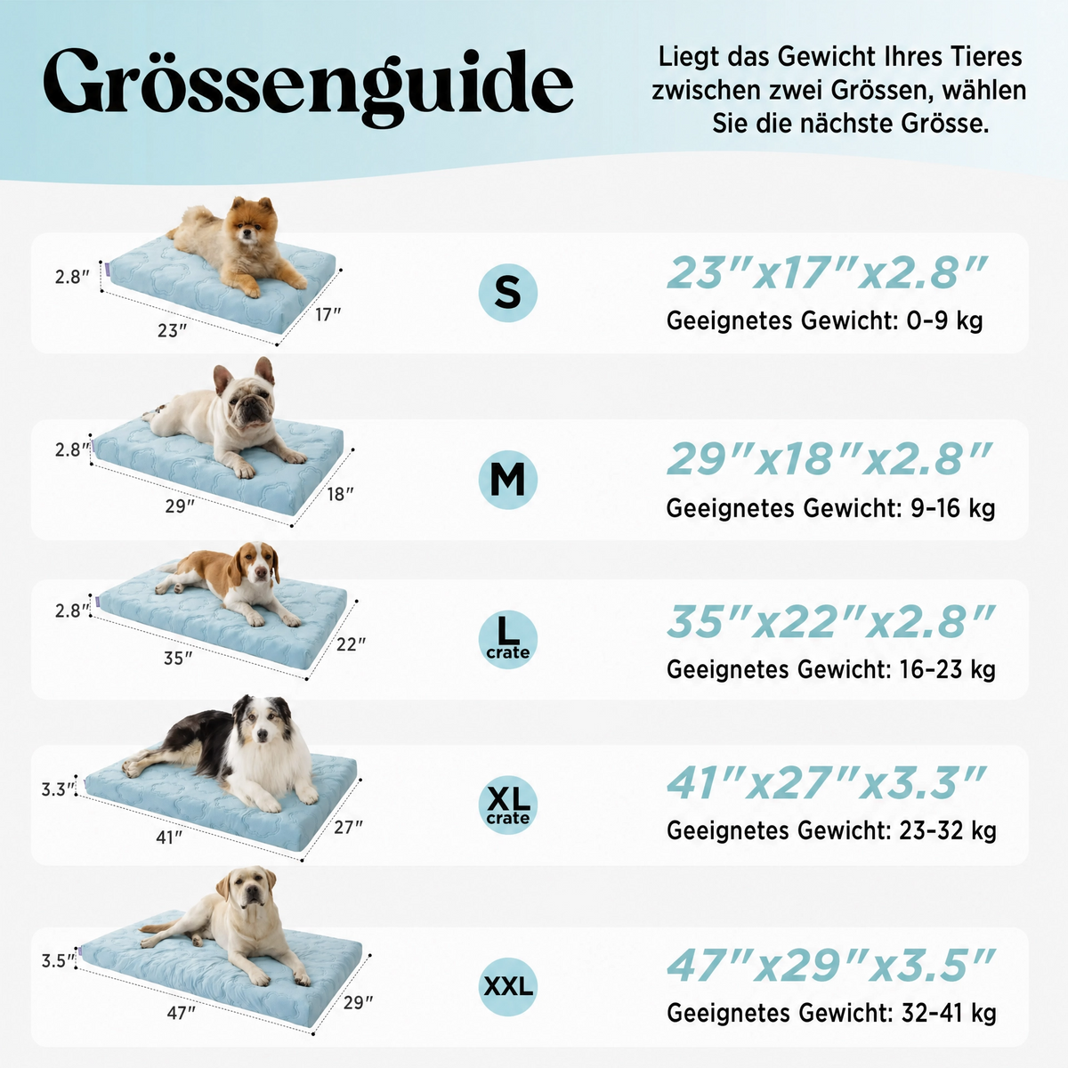 Kühlendes Premium Hundebett
